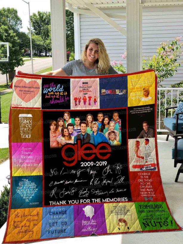 Glee Tv Series 2009 2019 Collection Musical Inspired Quilt Bedding Set