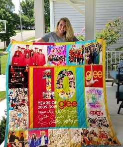 Glee Years Of Glee 2009-2019 Quilt Blanket Bed Set for Fans