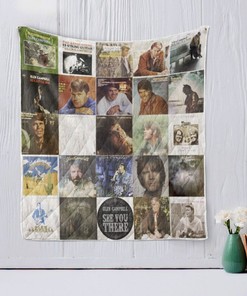 Glen Campbell See You There Vintage Quilt Bedding Set with Bed Set for Teens