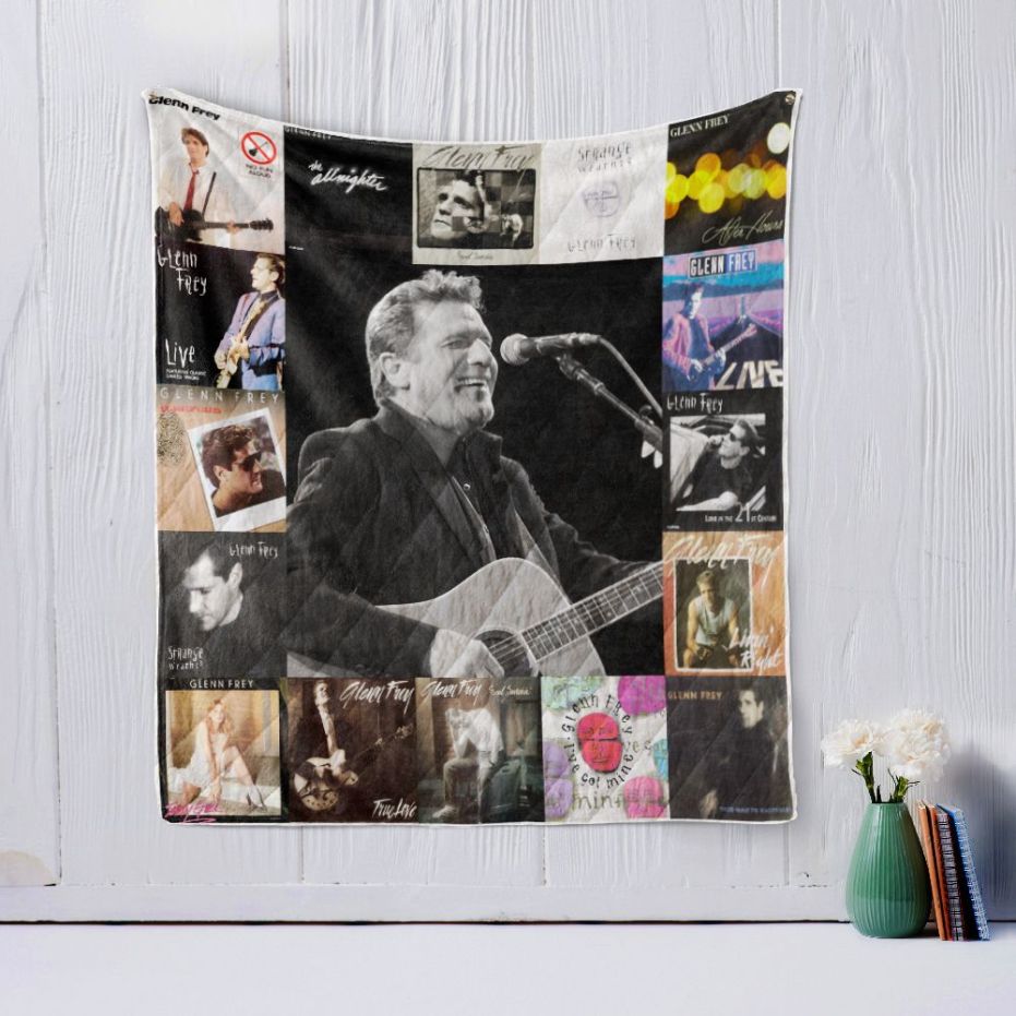Glenn Frey Collection Quilt Blanket - Celebrate the Life and Music of the Legendary Singer