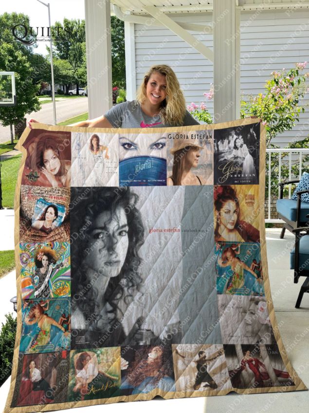 Gloria Estefan Fans Collection Quilt Bedding Set