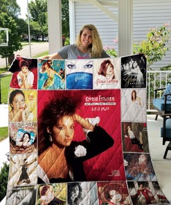 Gloria Estefan Vintage Music Let It Loose Collection Quilt Blanket with Quilt Bedding Set Vintage