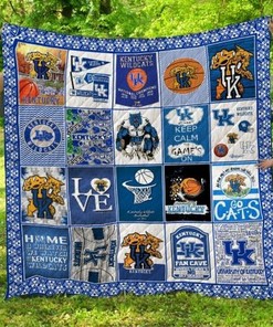 Go Cats Ncaa Kentucky Wildcats Collected Quilt Bedding Set