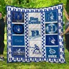 Go Devils NCAA Duke Blue DevilGreen Quilt Bedding Set