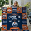Go Edmonton Oilers Quilt Bedding Set