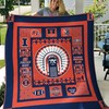 Go Fighting Illini - Ncaa Illinois Fighting Illini Quilt Bedding Set