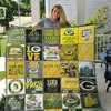Go Pack Go Green Bay Packers NFL Inspired Quilt Bedding Set