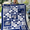 Go Team! With Georgia Southern Eagles Quilt Blanket
