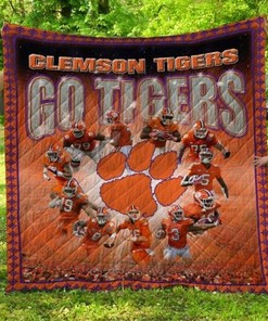 Go Tigers NCAA Clemson Tigers Collected Loved Quilt Bedding Set