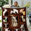 Goat Picture Collection Quilt Bedding Set for Farmhouse Decor