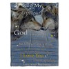 God Blessed the Broken Road Blanket for Your Girlfriend from Boyfriend - a Tribute to Your Love