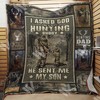 God and Hunting Dad's Buddy Quilt Bedding Set