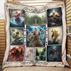 Gods Of Ancient Greece Vintage Quilt Bedding Set