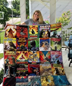 Godzilla Quilt Blanket For Fans DUP for Kaiju Film Fans