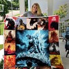 Godzilla Retro Graphic Quilt Bedding Set - Classic and Cool Design for Movie Fans