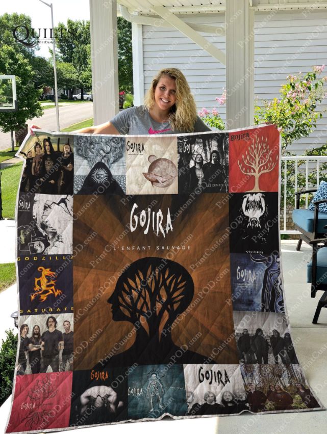 Gojira Band Albums For Fans Collection Quilt Bedding Set