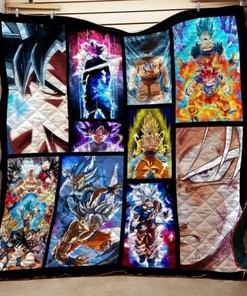 Goku For Fan Anime Manga Dragon Ball Quilt Blanket for Boys