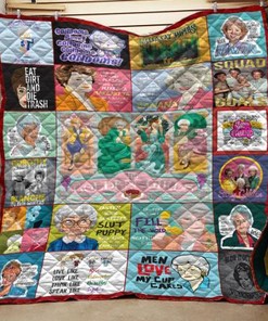 Golden Girls Tribute Quilt Bedding Set - Perfect for Fans of Classic TV Shows and Nostalgia