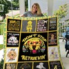 Golden Retrieve Quilt Blanket - Don't Stop Retrievin' for Dog Lovers