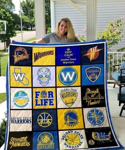 Golden State Warriors Collection All Season Plus Size Quilt Bedding Set - Perfect Gifts for Basketball Fans