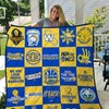 Golden State Warriors Collection Quilt Bedding Set - Ideal For Fans Of The Basketball Team