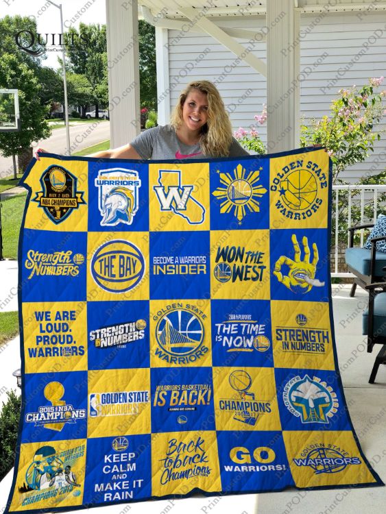 Golden State Warriors Collection Quilt Bedding Set - Ideal For Fans Of The Basketball Team