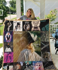 Goldfrapp For Fans Collection Quilt Blanket for Electronic Music Fans