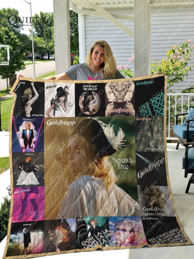 Goldfrapp For Fans Collection Quilt Blanket for Electronic Music Fans
