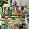 Golf Keep Calm and Sink the Putt Quilt Blanket - A Must-Have for Golf Enthusiasts