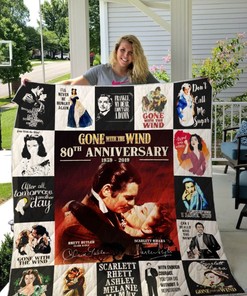 Gone With The Wind 80th Anniversary Collection Quilt Blanket - A Timeless Classic for Movie Lovers