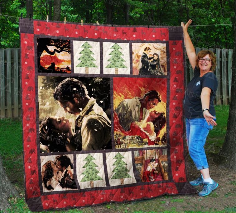 Gone With The Wind Quilt Blanket - Classic Romance for Movie Lovers