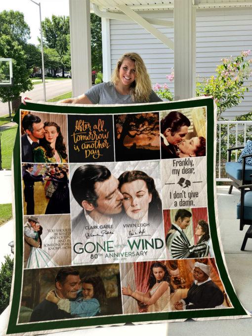 Gone with the Wind Main Characters Quilt Bedding Set for Classic Movie Fans