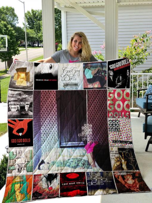 Goo Goo Dolls Retro Quilt Bedding Set for Music Collectors