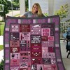 Good Friends Wine Together Quilt Bedding Set with Quilt Blanket, Perfect Gifts for Friends