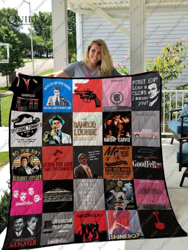 Goodfellas For Fans Funny How Vintage Quilt Blanket for Classic Movie Fans