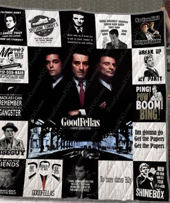 Goodfellas T-Shirt Quilt - A Gangster Classic for Movie Lovers