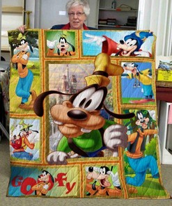 Goofy Cartoon Character Quilt Blanket: The Perfect Quilt for Fans of the Classic Character