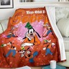 Goofy Fleece Blanket Gift for True Fans Quilt Bedding Set