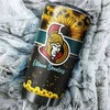 Gorgeous Sunflower Ottawa Senators NHL Tumbler - Keep Your Drink Close and Your Fandom Closer