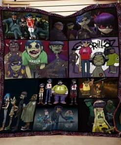 Gorillaz Band Designs Quilt Blanket with Unique Design and Comfortable Material