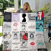 Gossip Girl Graphics Collection Quilt Blanket, Ideal for Fans of the Show
