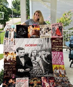 Gossip Girl Quotes Vintage Quilt Blanket - Perfect for Fans of the TV Series
