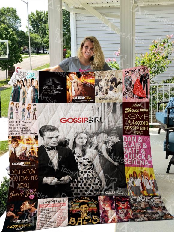 Gossip Girl Quotes Vintage Quilt Blanket - Perfect for Fans of the TV Series