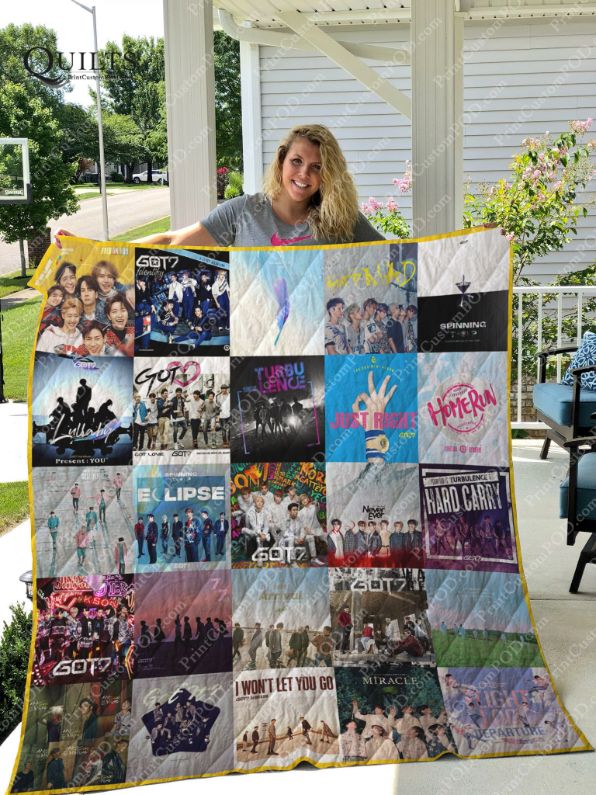 Got7 Kpop Fans Collection Quilt Bedding Set