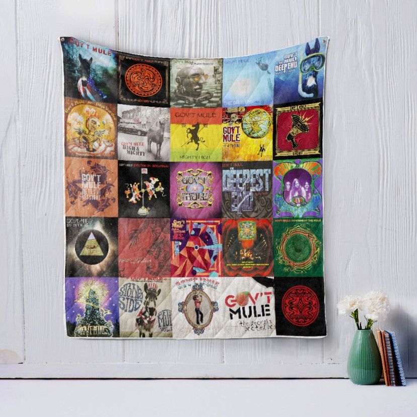 Gov't Mule Style Collection Quilt Blanket for Music Lovers