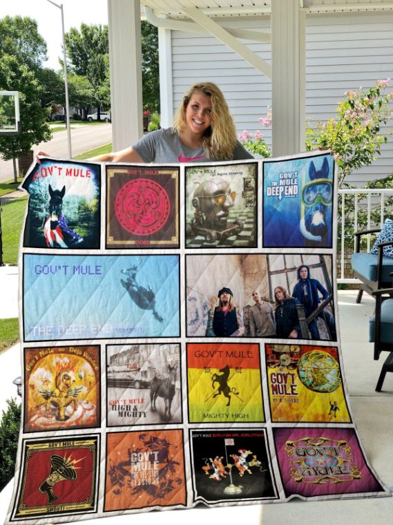 Gov't Mule Vintage Collection Quilt Bedding Set for Music Lovers