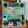 Graduation Family Personalized Quilt Blanket - Be Bold Enough To Use Your Voice