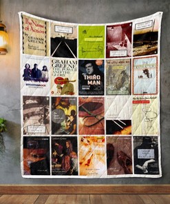 Graham Greene Books Quilt Blanket with Unique and Comfortable Material