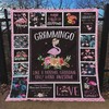 Grammingo Like A Normal Gramma Only More Awesome Flamingo Quilt Bedding Set