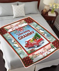 Grammy Fleece Blanket For Family - Lovely Gifts for Grandmas